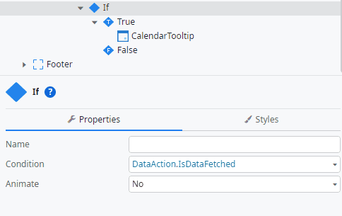 Delay rendering condition